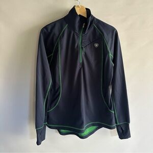 Ariat Navy and Green Women's Jacket